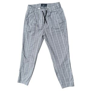 Abercrombie & Fitch Plaid Stretch Tapered Pants Womens Small Preppy Academia